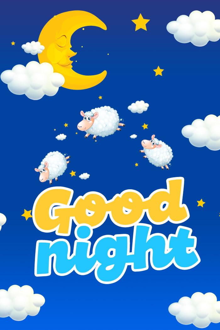 Good Night Image Vertical (tall rectangle shape picture)