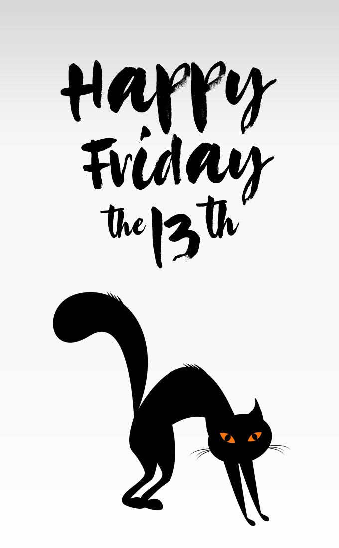 Happy Friday The 13th funny vertical tall image (tall rectangle shape picture)