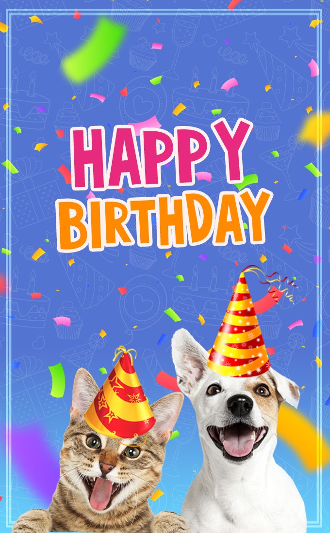 Funny Birthday Picture for Him, vertical tall image (tall rectangle shape picture)