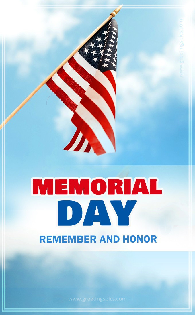 Memorial Day image (tall rectangle shape picture)