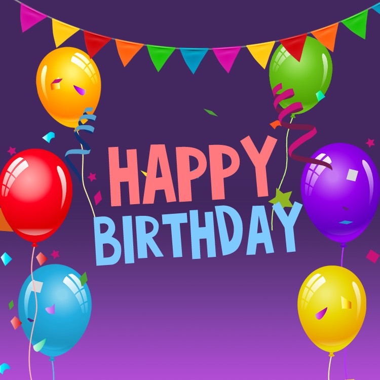 Happy Birthday Picture for Male (square shape image)