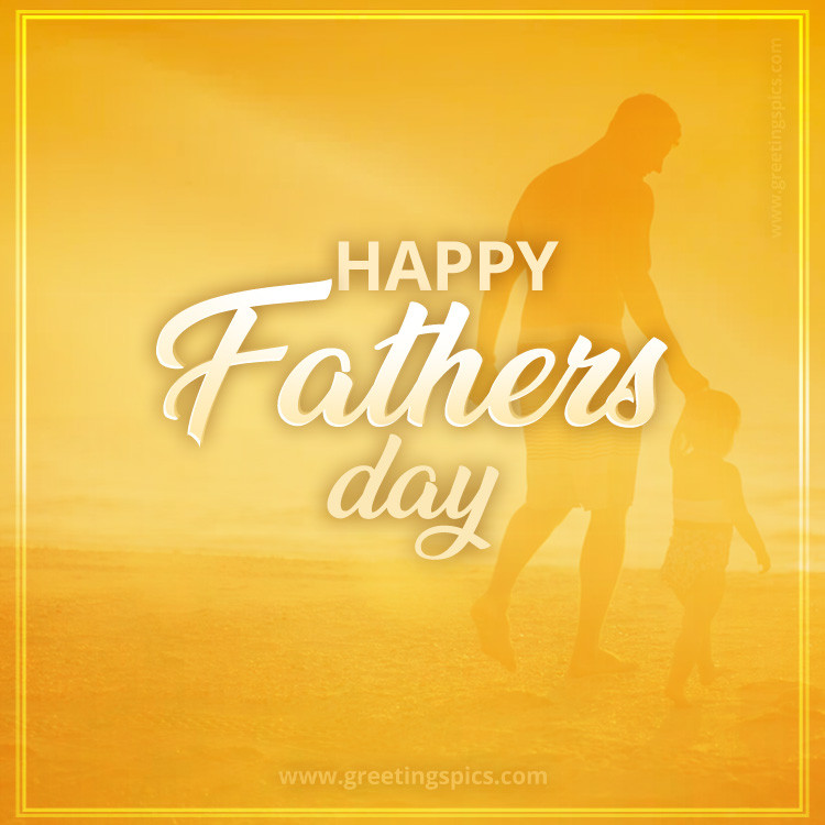 Happy Fathers Day Image (square shape image)