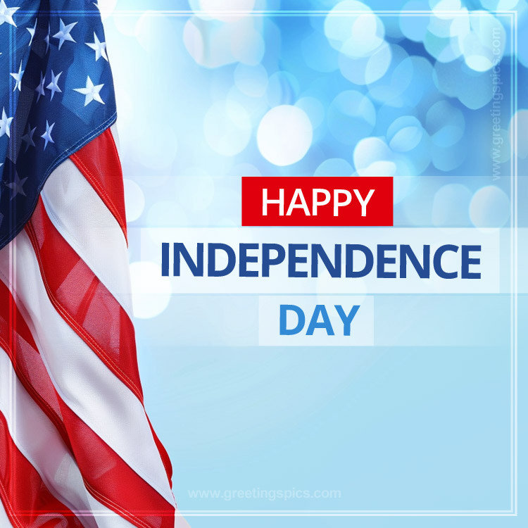 Happy US Independence Day Image (square shape image)