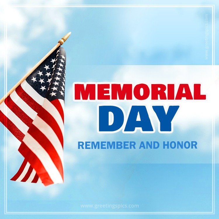 Memorial Day image (square shape image)