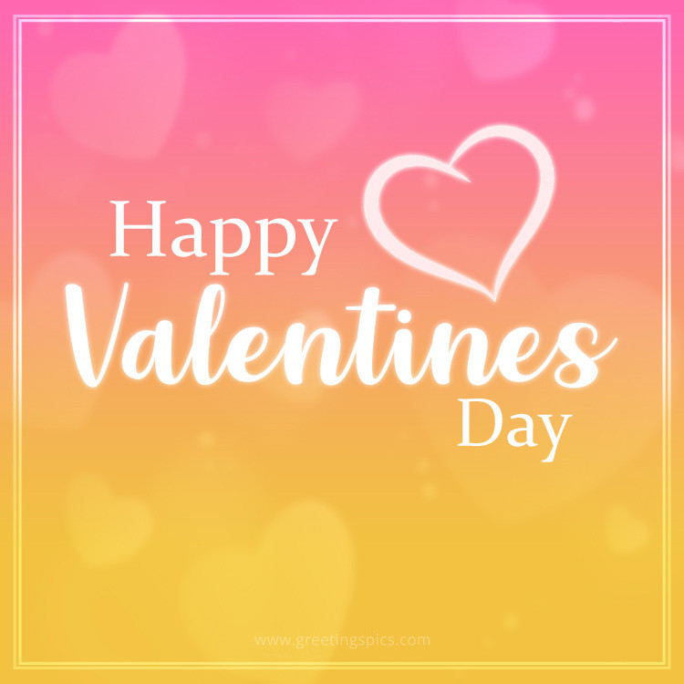 Happy Valentine's Day Picture (square shape image)