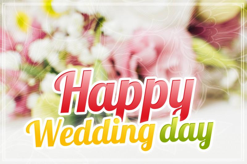 Happy Wedding day image