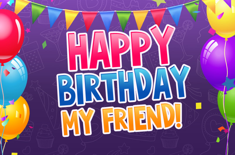 Happy Birthday Friend image