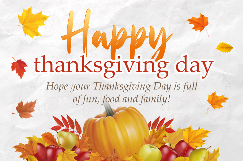 Happy Thanksgiving Day card