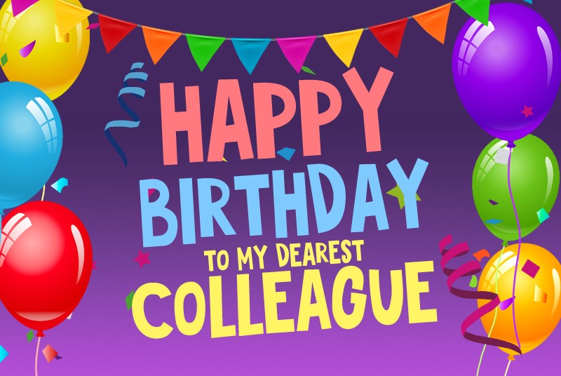 Happy birthday image For Colleague