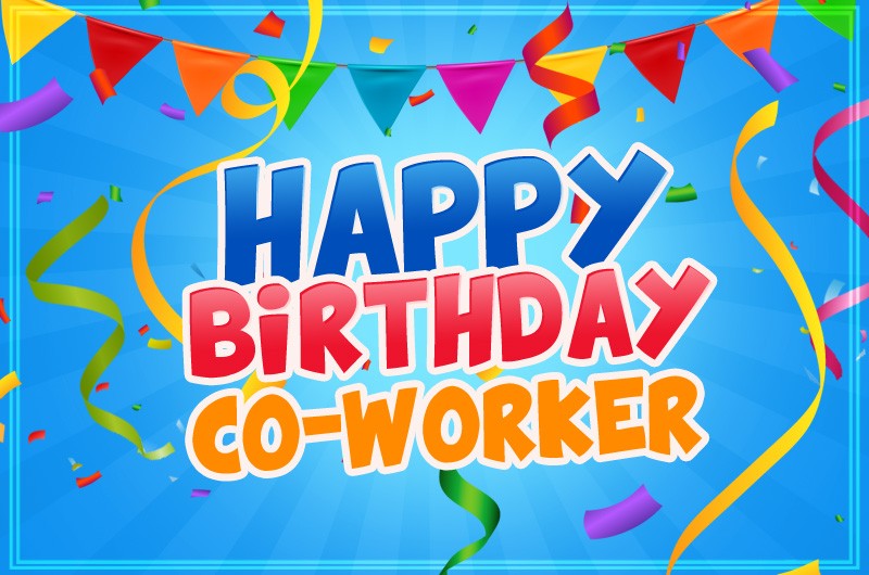 Happy Birthday Co-worker image