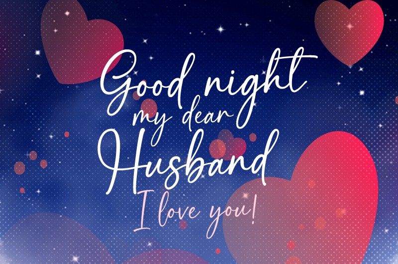 Good Night Husband romantic image