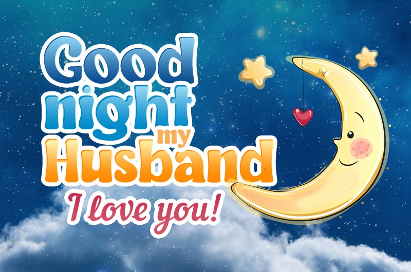 Cute Good Night Image for Husband