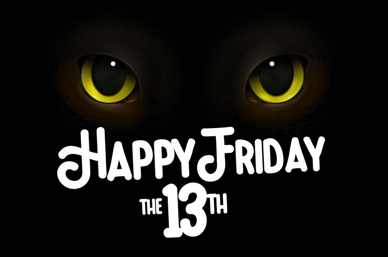 Happy Friday The 13th image with cat eyes