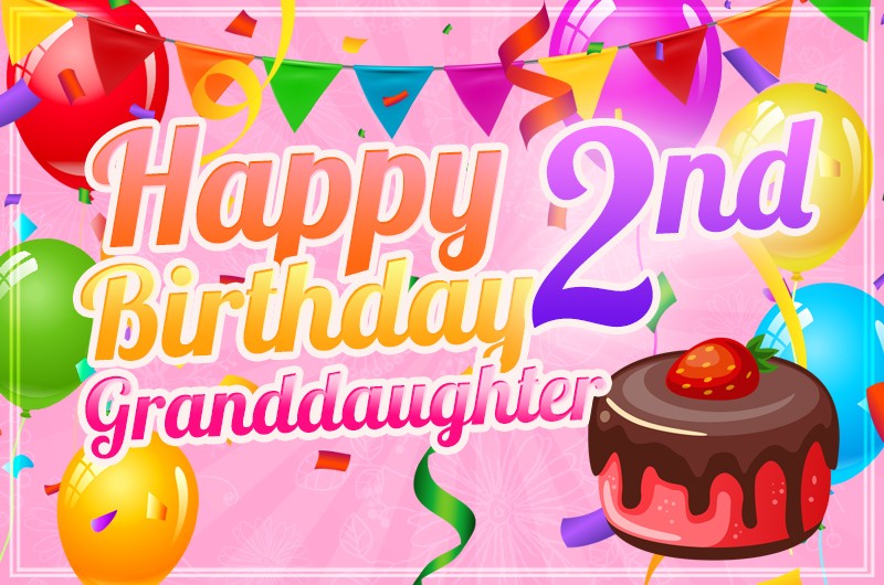 Happy 2nd Birthday Granddaughter Image