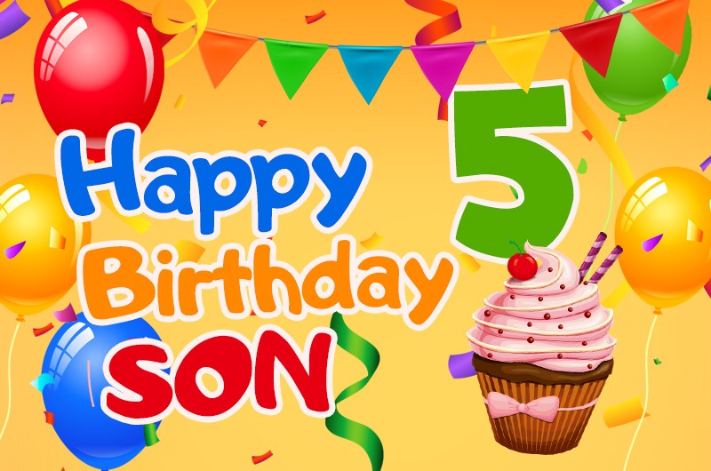 Happy 5th Birthday Son Images