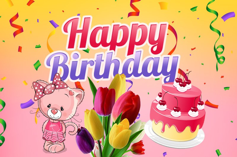 Happy Birthday image for Girl