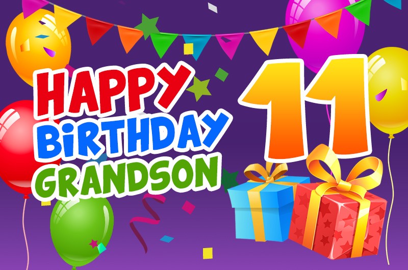 Happy 11th Birthday Grandson Image