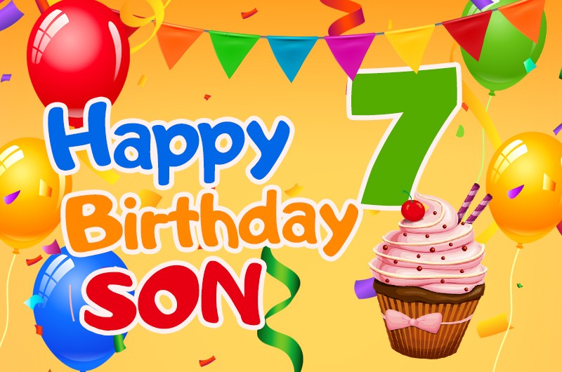 Happy 7th Birthday Son Image