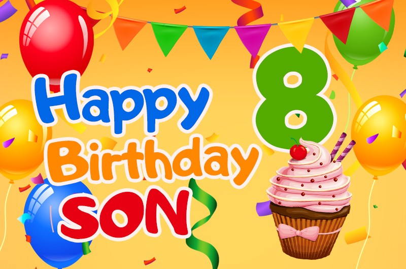 Happy 8th Birthday Son Image