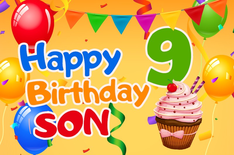 Happy 9th Birthday Son Image