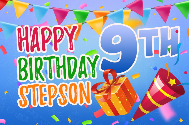 Happy 9th Birthday Stepson Image