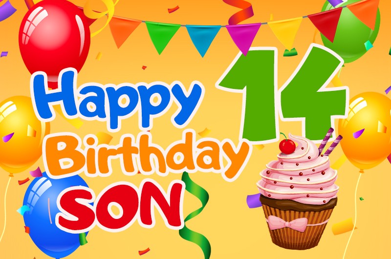 Happy 14th Birthday Son Image