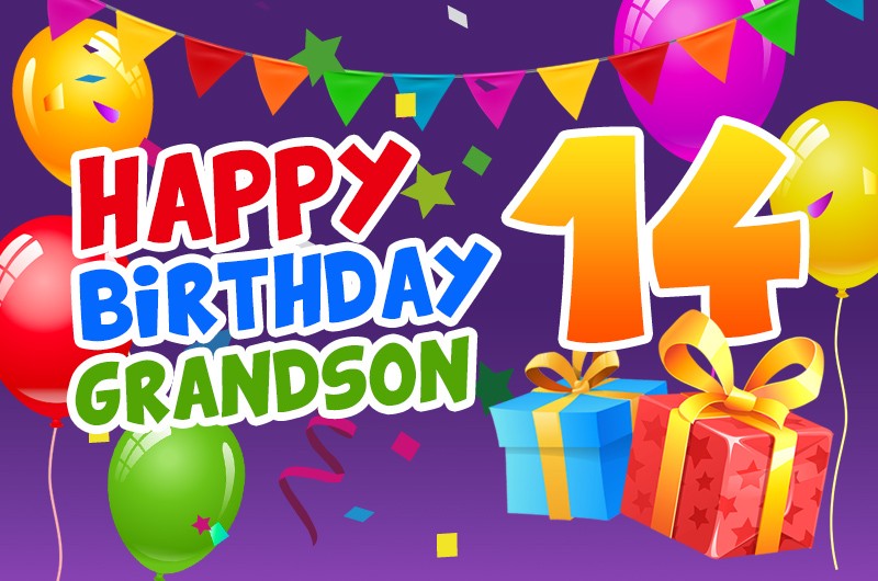 Happy 14th Birthday Grandson Image