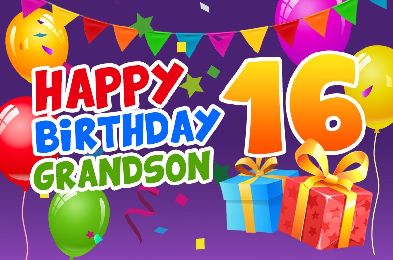 Happy 16th Birthday Grandson Image