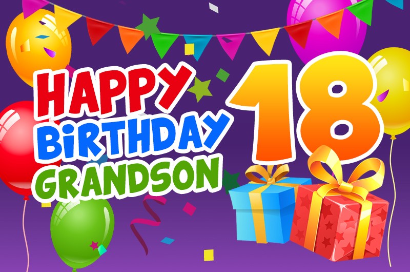 Happy 18th Birthday Grandson Image