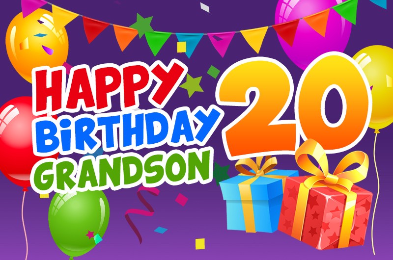 Happy 20th Birthday Grandson Image