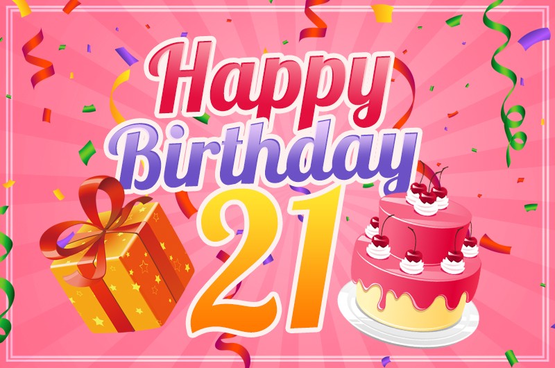 Happy 21th Birthday Image for Her