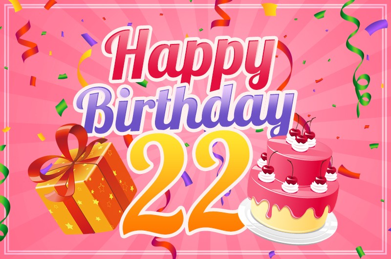 Happy 22nd Birthday Image for Her