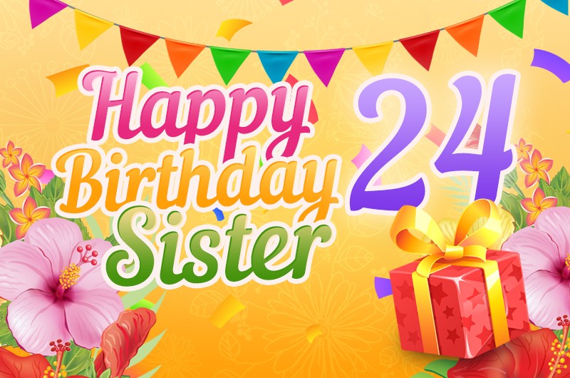 Happy 24th Birthday Sister Image