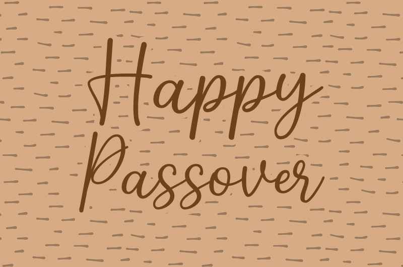 Happy Passover card