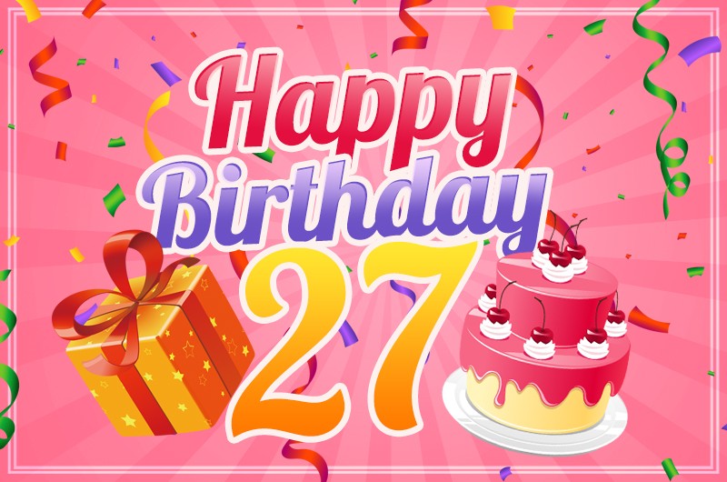 Happy 27th Birthday Image for Her