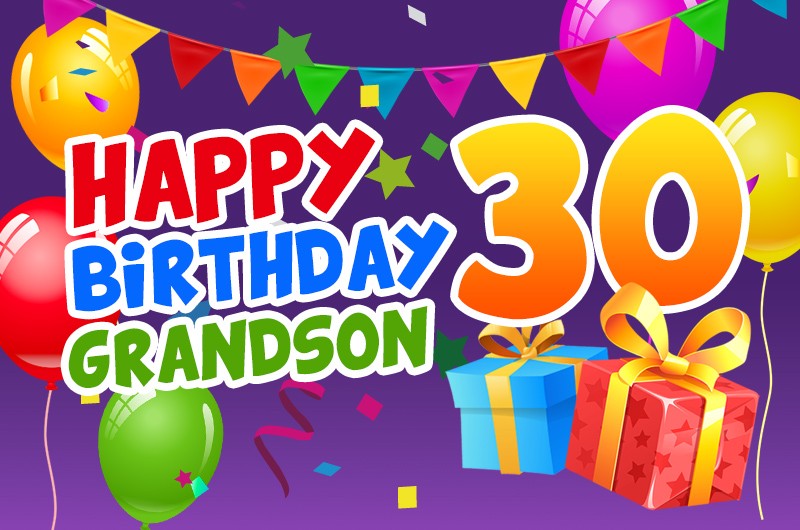 Happy 30th Birthday Grandson Image