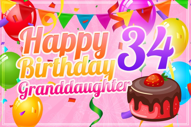 Happy 34th Birthday Granddaughter Image