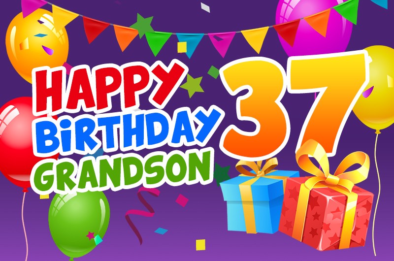 Happy 37th Birthday Grandson Image