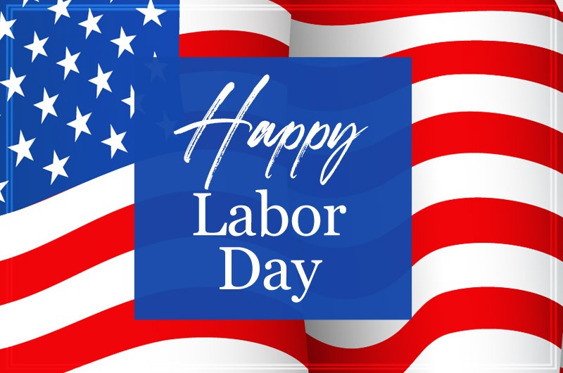 Beautiful and Bright Congratulations on Labor Day