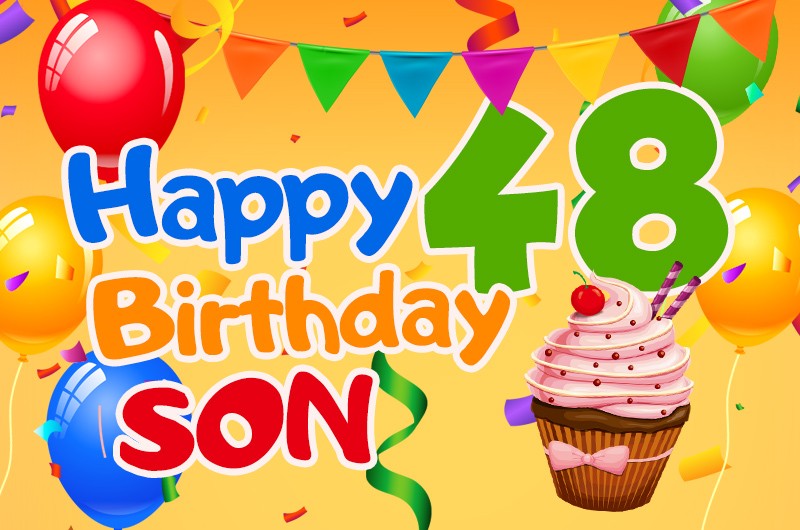 Happy 48th Birthday Son Image