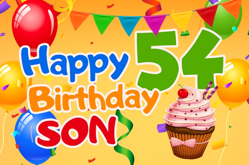 Happy 54th Birthday Son Image