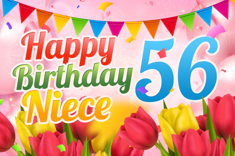 Happy 56th Birthday Niece Image