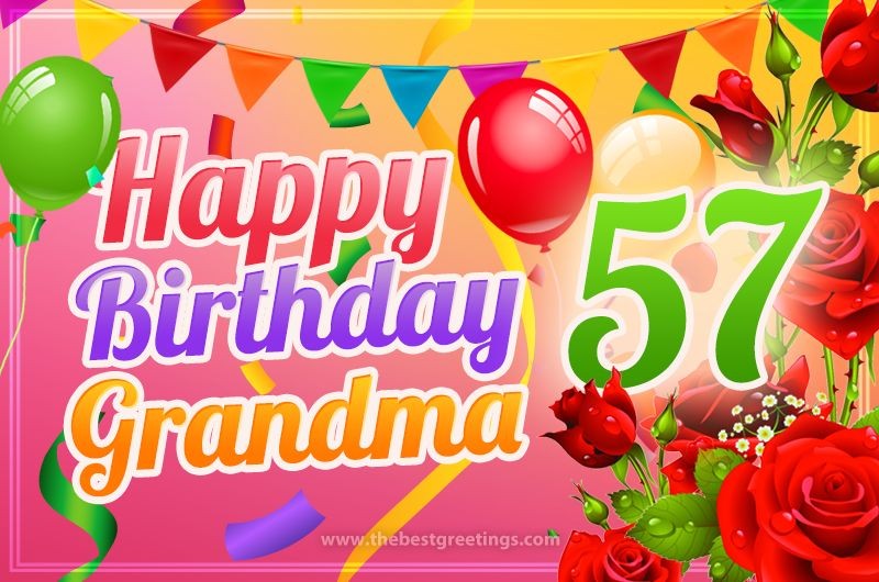 Happy 57th Birthday Grandma Image