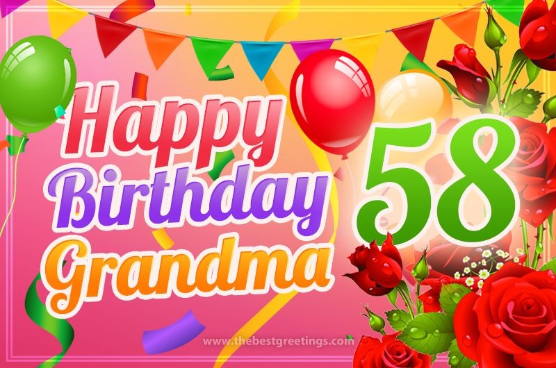 Happy 58th Birthday Grandma Image