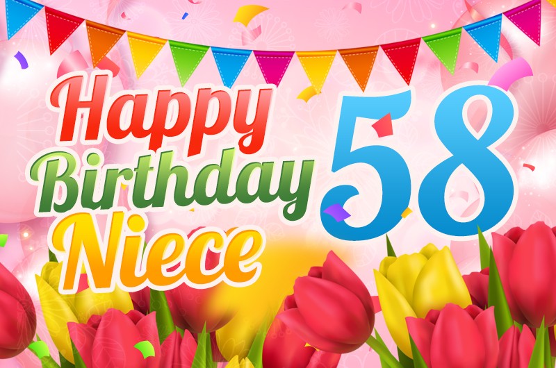 Happy 58th Birthday Niece Image