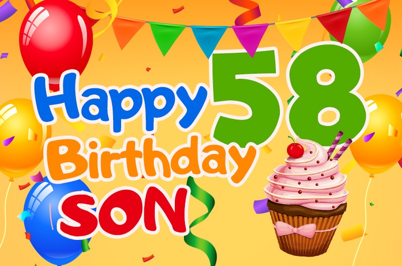 Happy 58th Birthday Son Image