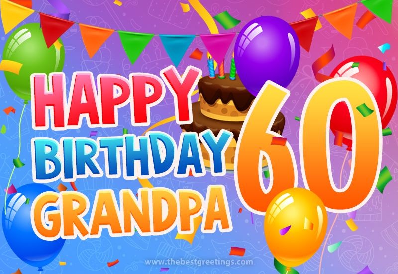 Happy 60th Birthday Grandpa Image