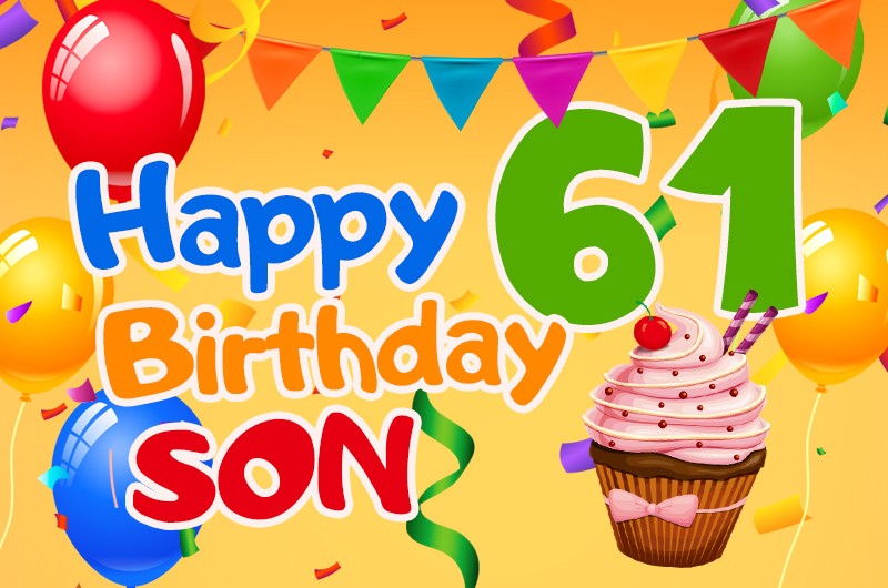 Happy 61st Birthday Son Image