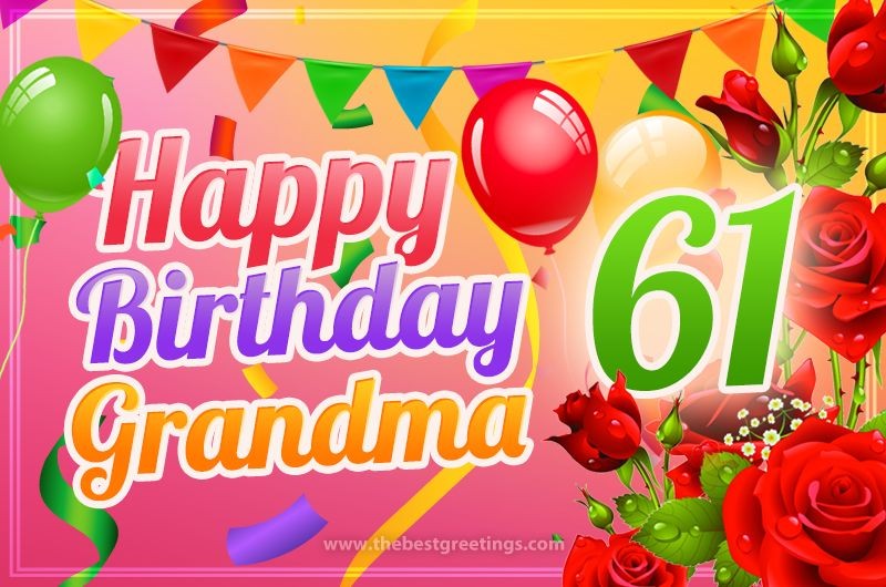 Happy 61st Birthday Grandma Image