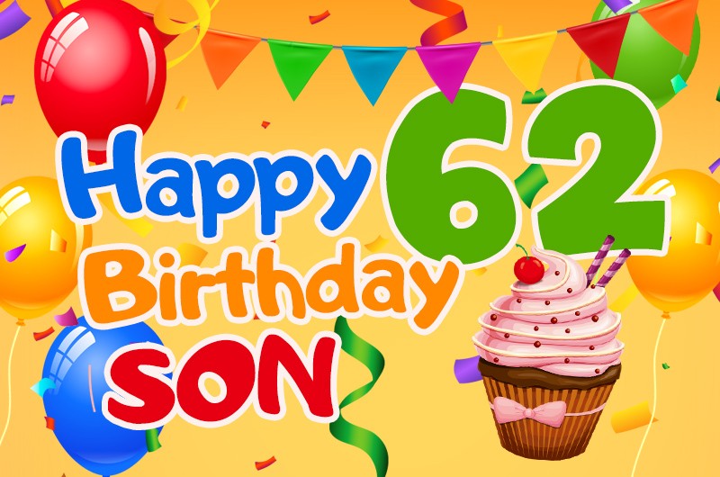 Happy 62nd Birthday Son Image